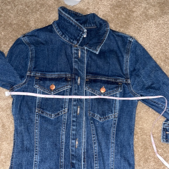 Madewell Denim Seamed Button Front Dress - Picture 5 of 11